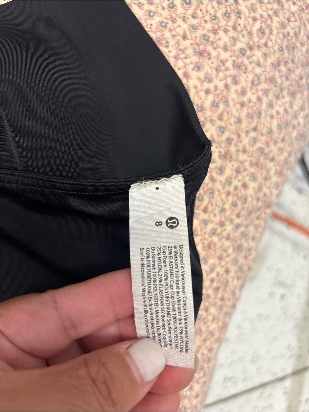 lululemon athletica Black Double-Strap Bralette - Picture 3 of 3